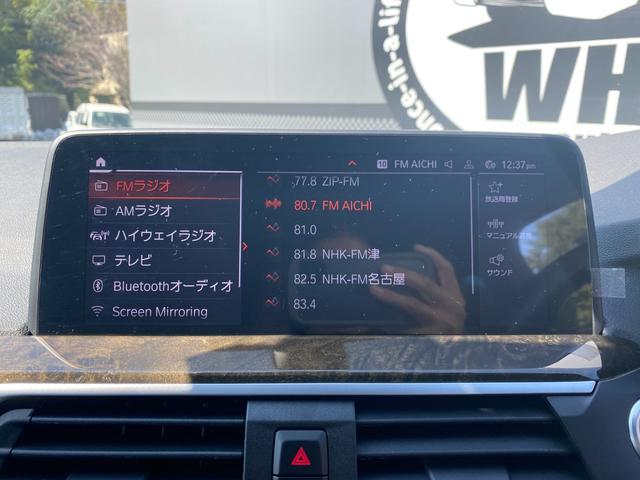 X4 xDrive 20d Mスポーツ 19インチアロイホイール アダプティブLED トップビューカメラ フルセグTV 黒革電動スポーツシート シートヒーター 全方囲障害物センサー オートトランク 純正ドライブレコーダー アンビエントライト(34枚目)