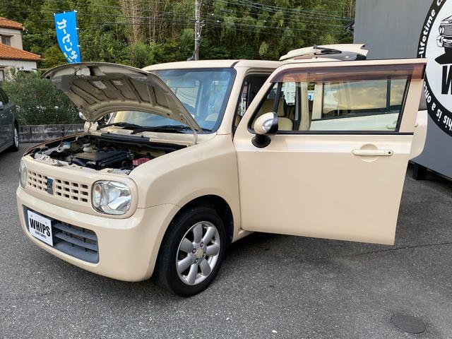 アルトラパン X スマートキー Pスタート ETC 純正アルミホイール ベンチシート フルフラット 盗難防止 電動格納ミラー ラジオ再生 ABS 助手席エアバッグ パワーウィンド ヘッドライトレベライザー パワステ(56枚目)