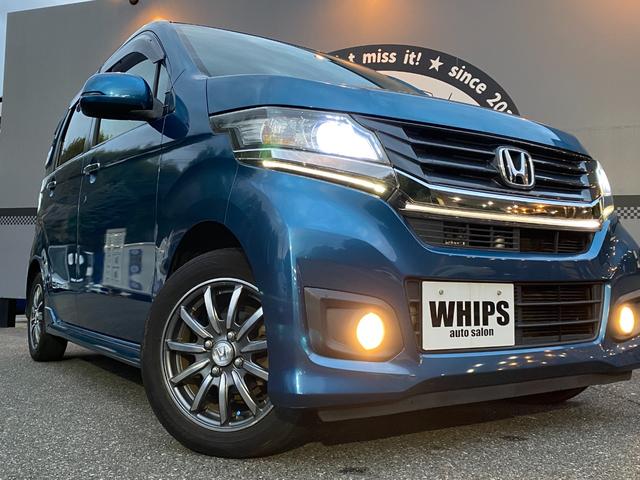 Ｎ－ＷＧＮカスタム Ｇ　ナビ　地デジＴＶ　Ｂｌｕｅｔｏｏｔｈ　バックカメラ　ＥＴＣ　スマートキー　プッシュスタート　オートライト　電動格納ミラー　ベンチシート　純正アルミホイール　ＨＩＤライト　フロントフォグランプ（7枚目）