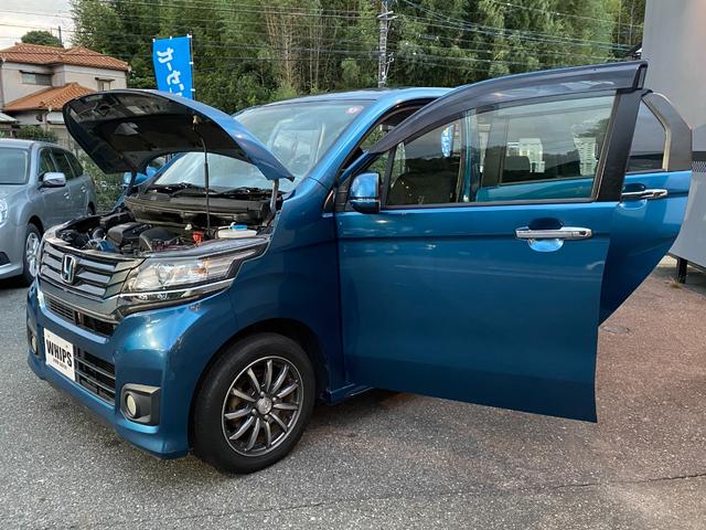 Ｎ－ＷＧＮカスタム Ｇ　ナビ　地デジＴＶ　Ｂｌｕｅｔｏｏｔｈ　バックカメラ　ＥＴＣ　スマートキー　プッシュスタート　オートライト　電動格納ミラー　ベンチシート　純正アルミホイール　ＨＩＤライト　フロントフォグランプ（59枚目）