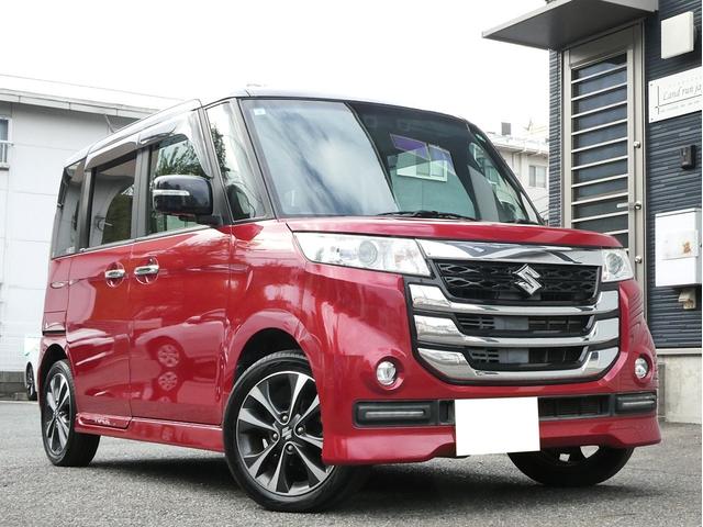 スペーシアカスタムZ ターボ S-エネチャージ デュアルカメラブレーキサポート クルーズコントロール パドルシフト ストラーダナビ フルセグTV バックカメラ ブルートゥース シートヒーター ETC スマキー2個 ツートンルーフ(2枚目)