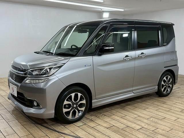 ソリオバンディット ハイブリッドMV 両側電動スライドドア/クルーズコントロール/衝突軽減ブレーキ/ETC/レーンキープアシスト/スマートキー/プッシュスタート/純正ナビ/LEDヘッドライト/オートエアコン/オートライト/フォグライト(15枚目)