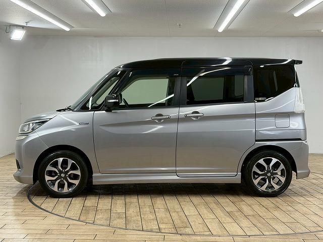 ソリオバンディット ハイブリッドMV 両側電動スライドドア/クルーズコントロール/衝突軽減ブレーキ/ETC/レーンキープアシスト/スマートキー/プッシュスタート/純正ナビ/LEDヘッドライト/オートエアコン/オートライト/フォグライト(61枚目)