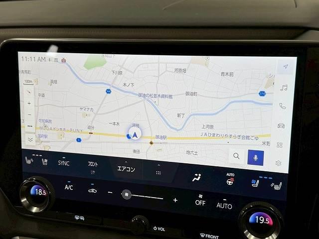 ＲＸ ＲＸ３５０ｈ　バージョンＬ　全周囲カメラ／サンルーフ／ブラインドスポットモニター／純正１４型インチナビ／三眼ＬＥＤヘッドライト／シートヒーター／シートクーラー／ベージュハーフレザーシート／ヘッドアップディスプレイ／電動リヤゲート（3枚目）