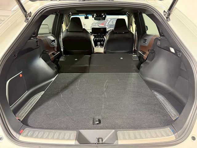 ハリアーハイブリッド Z レザーパッケージ モデリスタエアロ/全周囲カメラ/レーダクルーズコントロール/純正12.3インチナビ/デジタルインナーミラー/ブラインドスポットモニター/調光ルーフ/シートヒーター/シートクーラー/電動リヤゲート(57枚目)