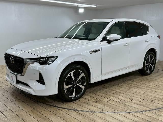 CX-60 PHEV プレミアムモダン サンルーフ/ホワイトレザーシート/全周囲カメラ/BOSEスピーカー/ブラインドスポットモニター/シートヒーター/シートクーラー/ステアリングヒーター/レーダクルーズコントロール/パドルシフト(15枚目)