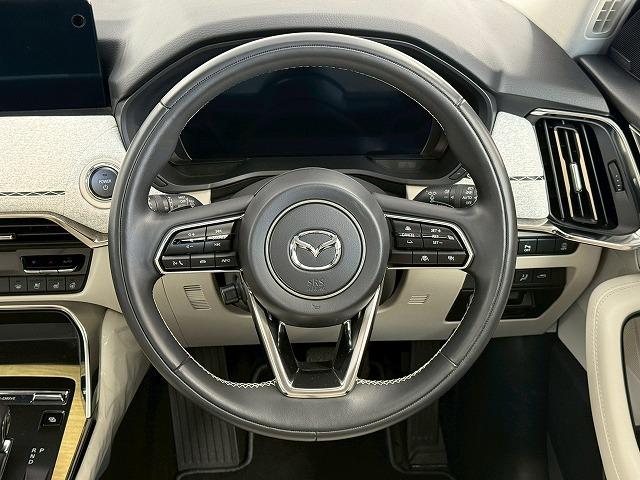 CX-60 PHEV プレミアムモダン サンルーフ/ホワイトレザーシート/全周囲カメラ/BOSEスピーカー/ブラインドスポットモニター/シートヒーター/シートクーラー/ステアリングヒーター/レーダクルーズコントロール/パドルシフト(38枚目)