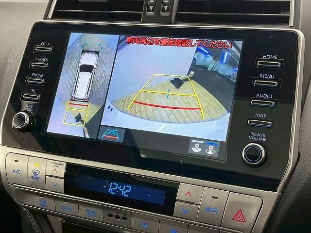 ランドクルーザープラド ＴＺ－Ｇ　サンルーフ／全周囲カメラ／ブラックレザーシート／３列シート／ブラインドスポットモニター／レーダークルーズコントロール／シートクーラー／シートヒーター／パドルシフト／純正１９インチアルミホイール（4枚目）
