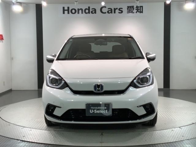 フィット ｅ：ＨＥＶリュクス　Ｈ　ＳＥＮＳＩＮＧ　革シ－ト　最長５年保証　ワンオーナー　純正ナビ　ＴＶ　Ｒカメラ　ＢＴオ－ディオ　ドラレコ　ＥＴＣ　ＬＥＤライト　ＶＳＡ　シートヒーター　クルコン　アルミ　フォグ　スマートキー（53枚目）