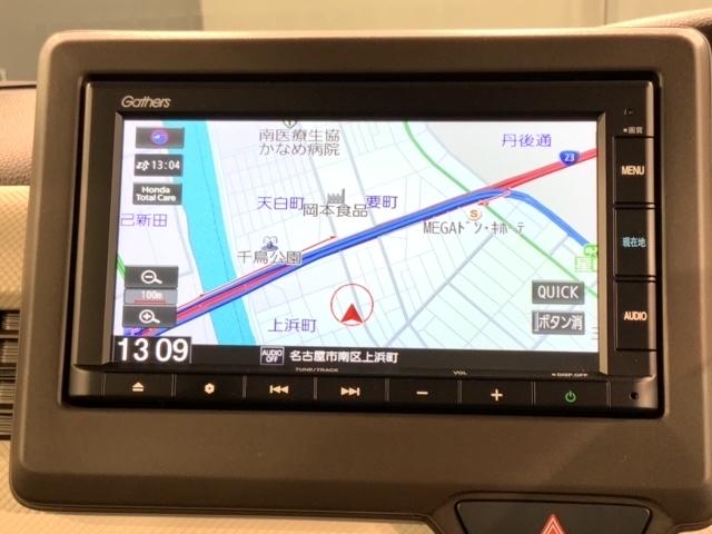 Ｎ－ＢＯＸ Ｌ　Ｈ　ＳＥＮＳＩＮＧ　最長５年保証　ワンオ－ナ－　ナビＶＸＭ－２３５Ｃｉ　Ｒカメラ　ドラレコ　シ－トヒ－タ－　ＬＥＤライト　ＶＳＡ　クルコン　スマ－トキ－　盗難防止装置　整備記録簿　ＡＡＣ　スペアキ－（6枚目）