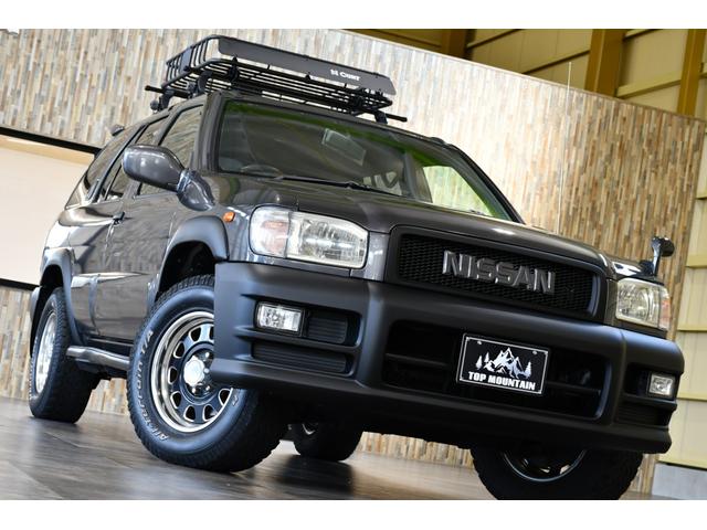 テラノ ワイドＲ３ｍ－Ｘ　エアロリミテッドパッケージ　切替４ＷＤ　サンルーフ　外装レストア全塗装済み　ＴＥＲＺＯルーフキャリア　ＣＵＲＴカーゴラック　ＭＯＺＺＥＲ１６インチ　ＢＦＧｏｏｄＲｉｃｈ　Ａ／Ｔ　オリジナルクラシックグリル　ＨＤＤナビ　ＥＴＣ（63枚目）