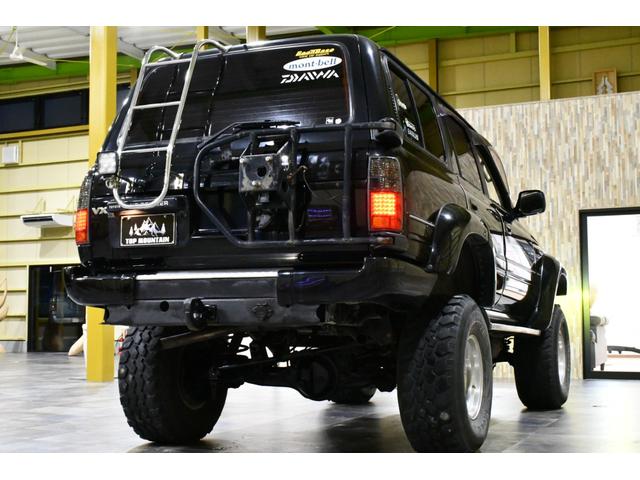 ランドクルーザー８０ アクティブバケーション　４ＷＤ　サンルーフ　シートヒーター　デフロック　４インチボディリフト　ミッキートンプソン１６インチ　マッドタイヤ　ウインチ　アイアンバンパー　リアラダー　社外オーバーフェンダー　ドラレコ（67枚目）