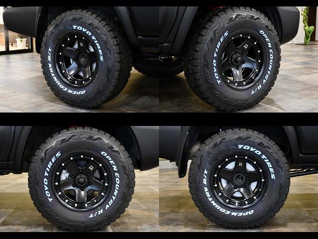 テラノ ワイド　Ｒ３ｍ－Ｒ　切替４ＷＤ　リフトアップ　ＸＪ０５　１６ＡＷ　ＴＯＹＯ　ＲＴタイヤ　オリジナルカスタムグリル　背面タイヤレス仕様　社外デッキ　ＥＴＣ　腰下マットブラックペイント（11枚目）