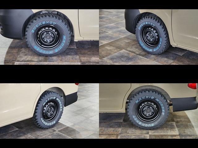 ＮＶ２００バネットバン ＤＸ　ベージュ全塗装済み　ブラックスチールホイール　ＭＡＸＸＩＳ　ＢＵＣＫＳＨＯＴＭＵＤＤＥＲ　荷室フローリング調フロアカーペット施工済み（11枚目）