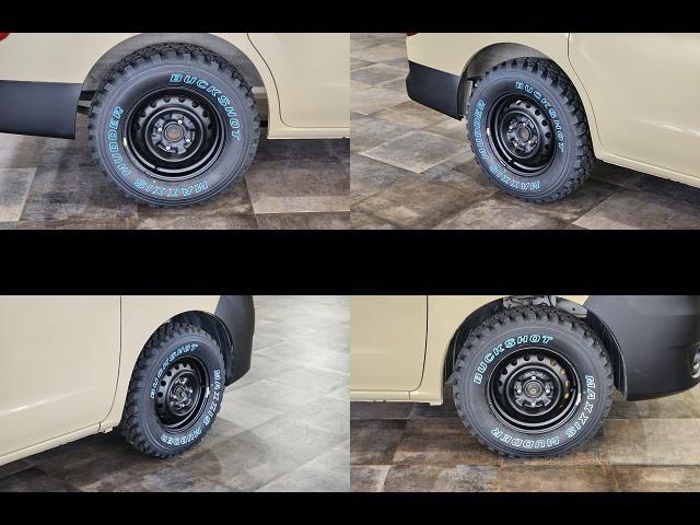 ＮＶ２００バネットバン ＤＸ　ベージュ全塗装済み　ブラックスチールホイール　ＭＡＸＸＩＳ　ＢＵＣＫＳＨＯＴＭＵＤＤＥＲ　荷室フローリング調フロアカーペット施工済み（16枚目）