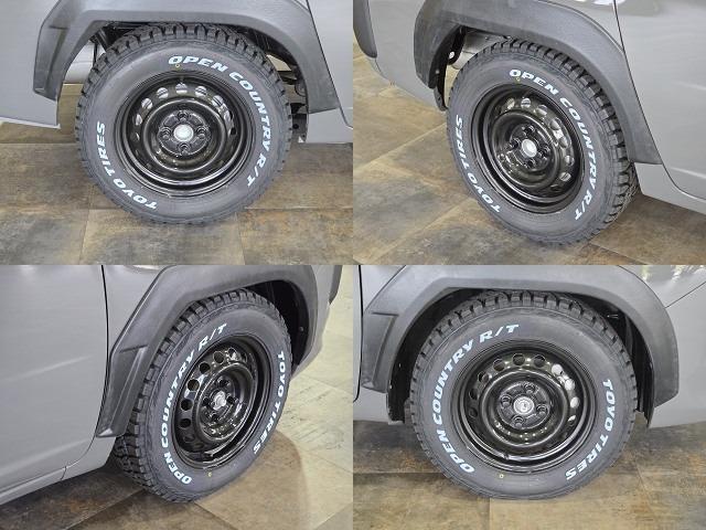 プロボックス ＤＸコンフォート　グレー全塗装済み　ＴＭカスタムエディション　スタイリッシュグリル　タフネスフェンダー　ブラックペイント鉄チンホイール　ＴＯＹＯ　新品ブロックタイヤ　ブラウンシートカバー　ディスプレイオーディオ（16枚目）