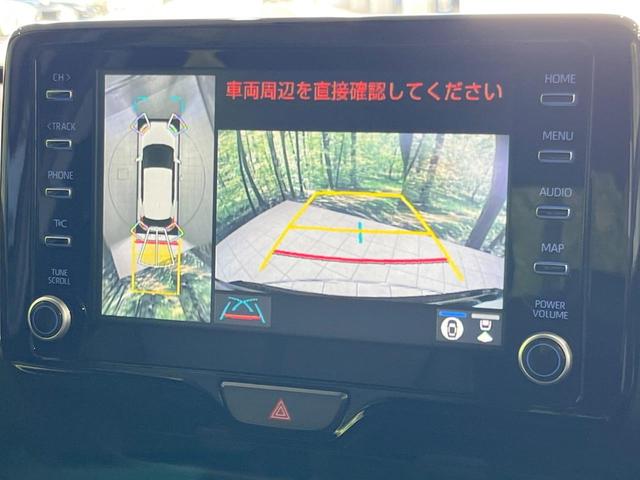 ヤリスクロス ハイブリッドZ 純正8型DA 全周囲カメラ 衝突被害軽減システム レーダークルーズ ブラインドスポットモニター 運転席パワーシート 前席シートヒーター ステアリングヒーター 禁煙車 コーナーセンサー  スマートキー(4枚目)
