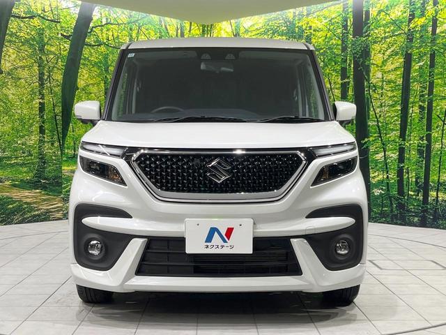 ソリオバンディット ハイブリッドＭＶ　両側電動ドア　メーカー９型ナビ　全周囲カメラ　衝突被害軽減システム　レーダークルーズ　禁煙車　スマートキー　ＬＥＤヘッド　ビルトインＥＴＣ　オートハイビーム　車線逸脱警報　オートライト（14枚目）