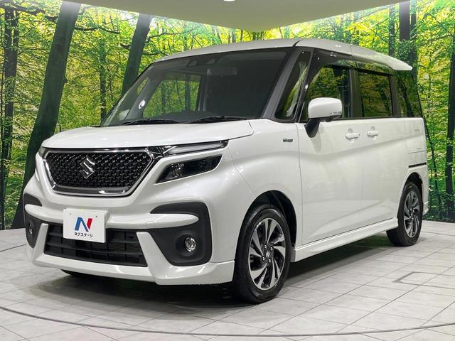 ソリオバンディット ハイブリッドＭＶ　両側電動ドア　メーカー９型ナビ　全周囲カメラ　衝突被害軽減システム　レーダークルーズ　禁煙車　スマートキー　ＬＥＤヘッド　ビルトインＥＴＣ　オートハイビーム　車線逸脱警報　オートライト（49枚目）