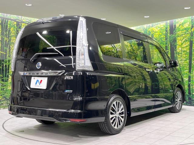 セレナ ハイウェイスター S-ハイブリッド 両側電動ドア 純正ナビ バックカメラ 衝突被害軽減システム スマートキー HIDヘッド ビルトインETC クルコン 車線逸脱警報 オートライト 純正16インチアルミ Bluetooth CD(18枚目)