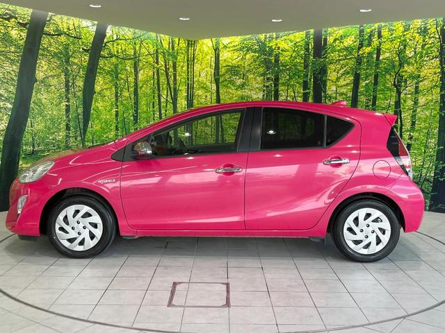 アクア S 衝突被害軽減システム 禁煙車 ドラレコ コーナーセンサー スマートキー シートヒーター ETC オートハイビーム オートライト オートエアコン ポータブルナビ CD 車線逸脱警報(42枚目)