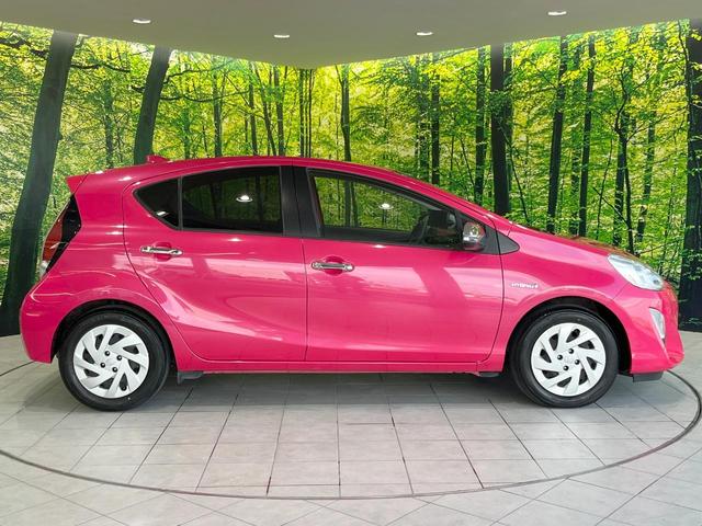 アクア S 衝突被害軽減システム 禁煙車 ドラレコ コーナーセンサー スマートキー シートヒーター ETC オートハイビーム オートライト オートエアコン ポータブルナビ CD 車線逸脱警報(44枚目)