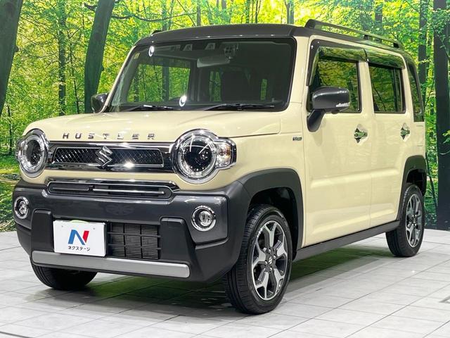 ハスラー JスタイルII メーカー9型ナビ 全周囲カメラ 衝突被害軽減システム レーダークルーズ 禁煙車 ドラレコ コーナーセンサー スマートキー LEDヘッド ルーフレール ETC 車線逸脱警報 オートライト オートエアコン(44枚目)