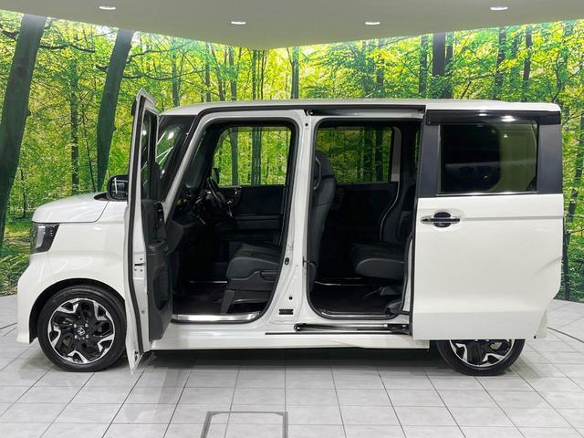 N-BOXカスタム G・Lターボホンダセンシング 純正8型ナビ 電動パワスラ フリップダウンモニター サイドカメラ バックカメラ 衝突被害軽減システム レーダークルーズ 禁煙車 コーナーセンサー LEDヘッド ビルトインETC オートライト(45枚目)