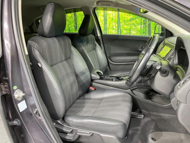 ヴェゼル ハイブリッドZ ナビ バックカメラ 衝突被害軽減システム 禁煙車 レザーシート ドラレコ スマートキー LEDヘッド ETC クルコン オートライト デュアルエアコン Bluetooth CD DVD再生(8枚目)