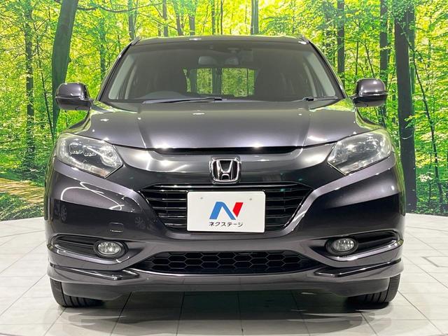 ヴェゼル ハイブリッドZ ナビ バックカメラ 衝突被害軽減システム 禁煙車 レザーシート ドラレコ スマートキー LEDヘッド ETC クルコン オートライト デュアルエアコン Bluetooth CD DVD再生(14枚目)