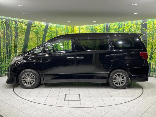 アルファード ２４０Ｓ　タイプゴールドＩＩ　フルエアロ　両側電動ドア　ＢＩＢ－Ｘ９型ナビ　後席モニター　バックカメラ　禁煙車　電動リアゲート　ハーフレザーシート　コーナーセンサー　スマートキー　ＨＩＤヘッド　ビルトインＥＴＣ　クルコン（49枚目）