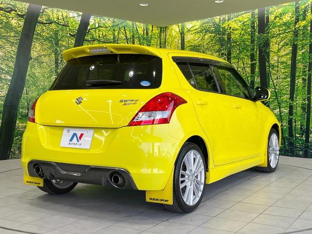 スイフトスポーツ ベースグレード MT車 禁煙車 スマートキー クルコン HIDヘッドライト オートエアコン 純正14インチアルミ トラクションコントロール プライバシーガラス 横滑り防止装置 電動格納ミラー(17枚目)