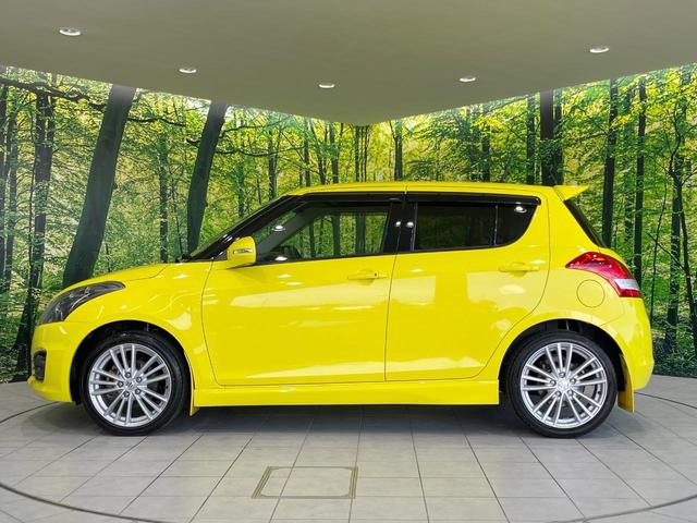 スイフトスポーツ ベースグレード MT車 禁煙車 スマートキー クルコン HIDヘッドライト オートエアコン 純正14インチアルミ トラクションコントロール プライバシーガラス 横滑り防止装置 電動格納ミラー(35枚目)