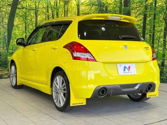 スイフトスポーツ ベースグレード MT車 禁煙車 スマートキー クルコン HIDヘッドライト オートエアコン 純正14インチアルミ トラクションコントロール プライバシーガラス 横滑り防止装置 電動格納ミラー(37枚目)