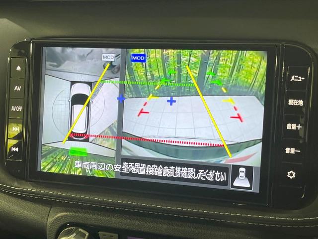 キックス Ｘ　純正９型ナビ　全周囲カメラ　衝突被害軽減システム　レーダークルーズ　禁煙車　ハーフレザーシート　ドラレコ　コーナーセンサー　スマートキー　ＬＥＤヘッド　ルーフレール　ビルトインＥＴＣ　車線逸脱警報（4枚目）