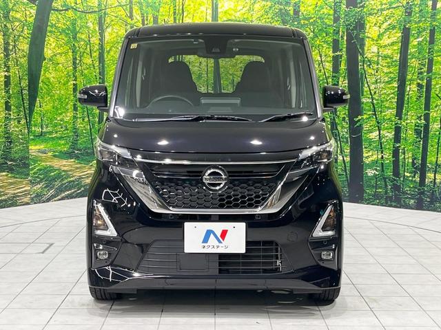 ルークス ハイウェイスター　Ｇターボプロパイロットエディション　両側電動ドア　純正ＳＤナビ　全周囲カメラ　衝突被害軽減システム　レーダークルーズ　禁煙車　ドラレコ　コーナーセンサー　ＬＥＤヘッド　ビルトインＥＴＣ　オートハイビーム　ワンオーナー（14枚目）