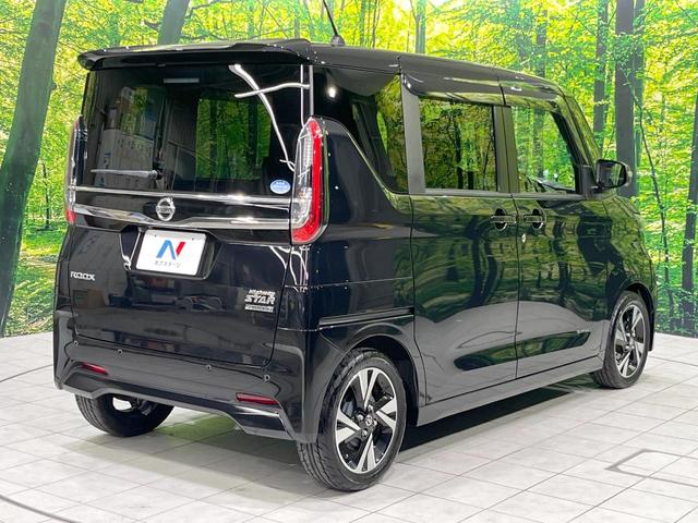 ルークス ハイウェイスター　Ｇターボプロパイロットエディション　両側電動ドア　純正ＳＤナビ　全周囲カメラ　衝突被害軽減システム　レーダークルーズ　禁煙車　ドラレコ　コーナーセンサー　ＬＥＤヘッド　ビルトインＥＴＣ　オートハイビーム　ワンオーナー（17枚目）