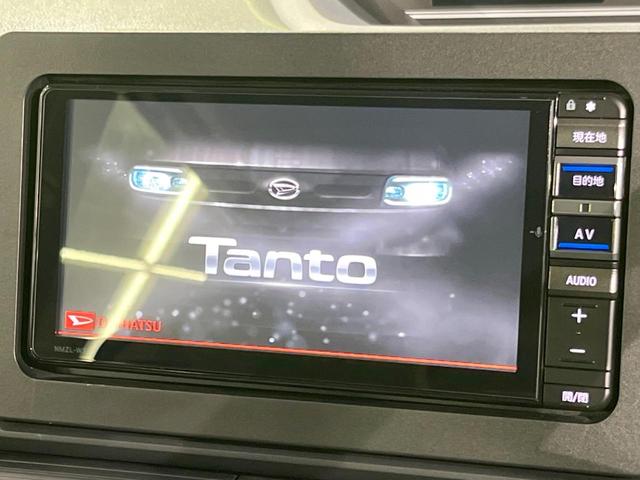 タント Ｘ　純正ナビ　電動パワスラ　衝突被害軽減システム　１００Ｖ電源　バックカメラ　禁煙車　ドラレコ　シートヒーター　コーナーセンサー　スマートキー　ＬＥＤヘッド　ＥＴＣ　オートライト　オートエアコン（3枚目）