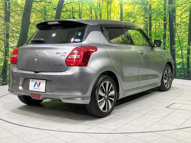 スイフト ハイブリッドRS 純正9型ナビ 全周囲カメラ 衝突被害軽減システム 禁煙車 シートヒーター ドラレコ コーナーセンサー スマートキー LEDヘッド ビルトインETC 純正16インチアルミ 車線逸脱警報(17枚目)