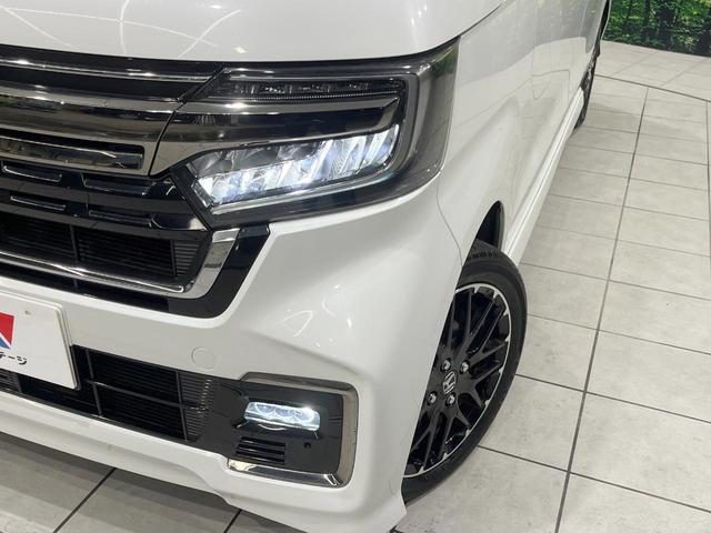 N-BOXカスタム Lターボ 純正8型ナビ 両側電動ドア バックカメラ 衝突被害軽減システム 禁煙車 ドラレコ コーナーセンサー スマートキー LEDヘッド ビルトインETC 純正15インチアルミ オートハイビーム オートライト(12枚目)