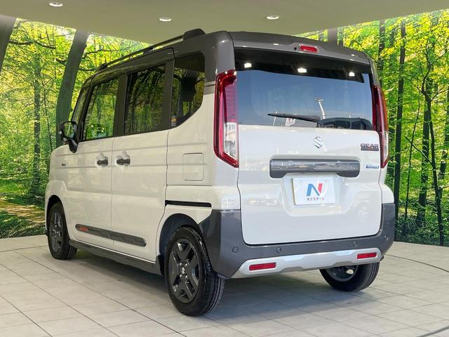 スペーシアギア ハイブリッドXZ 両側電動ドア 衝突軽減 レーダークルーズ 禁煙車 コーナーセンサー スマートキー LEDヘッド 純正14インチアルミ オートハイビーム 車線逸脱警報 オートライト オートエアコン(43枚目)