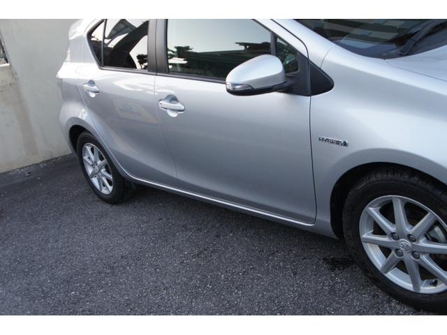 アクア S 前後ドライブレコーダー ナビ フルセグTV バックカメラ Bluetooth DVD ETC プッシュスタート 保証1年付き スマートキー アルミホイール(21枚目)