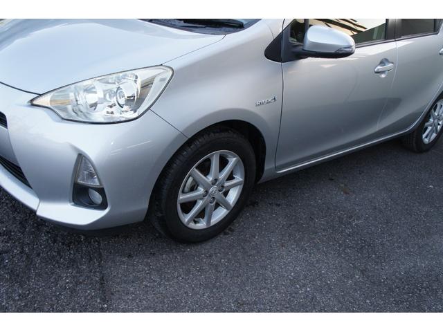 アクア S 前後ドライブレコーダー ナビ フルセグTV バックカメラ Bluetooth DVD ETC プッシュスタート 保証1年付き スマートキー アルミホイール(23枚目)