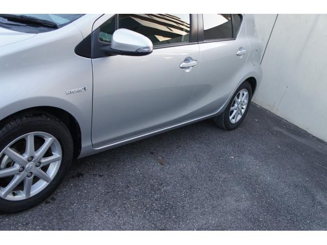 アクア S 前後ドライブレコーダー ナビ フルセグTV バックカメラ Bluetooth DVD ETC プッシュスタート 保証1年付き スマートキー アルミホイール(24枚目)