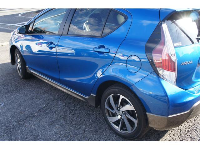 アクア Ｘ－アーバン　セーフティセンス　前後ドライブレコーダー　ナビ　フルセグＴＶ　バックカメラ　Ｂｌｕｅｔｏｏｔｈ　ＥＴＣ　保証１年付き　プッシュスタート　アルミホイール（30枚目）