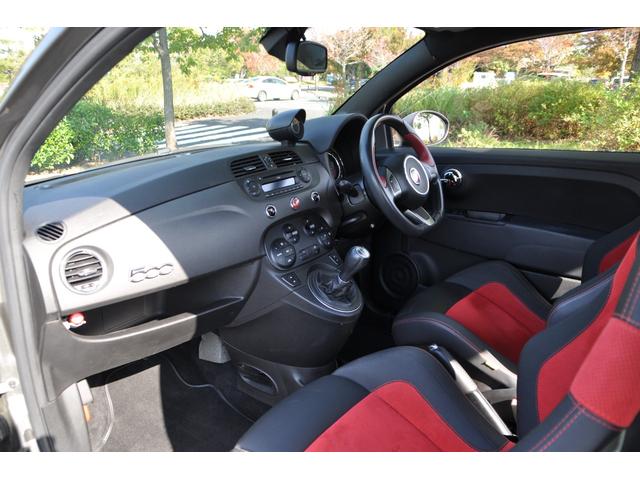 アバルト595 コンペティツィオーネ 5速マニュアル、レコードモンツァマフラー、純正17インチAW、レッドブレーキキャリパー、HIDヘッドライト、ETC、ドアバイザー、前後フォグランプ、ステアリングリモコン、キーレス(61枚目)