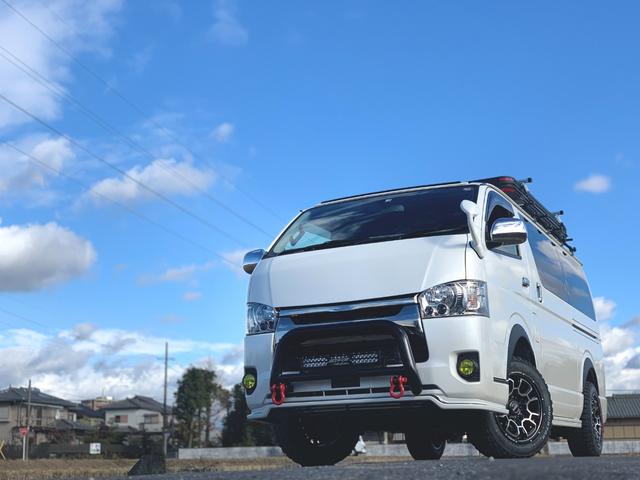 ロングスーパーＧＬ　４ＷＤ／１０人乗り仕様／寒冷地仕様／モデリスタエアロ／社外１７ｉｎアルミホイール／社外ナビ／Ｂカメラ／ＥＴＣ／モデリスタシートカバー／両側パワスラ／社外フリップダウンＭ／ＬＥＤヘッドライト(61枚目)