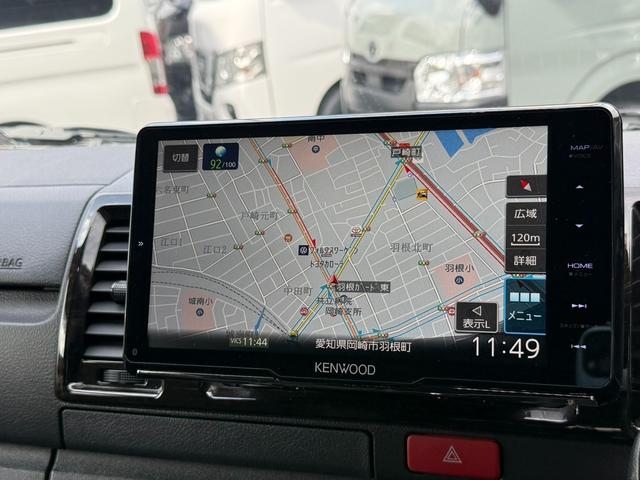 ハイエースバン スーパーＧＬ　ダークプライムＩＩ　床張りキット／　Ｋｅｎｗｏｏｄフローティングナビ　／フルセグＴＶ／ＤＶＤ視聴可／両側電動スライドドア／ＥＴＣ／（40枚目）