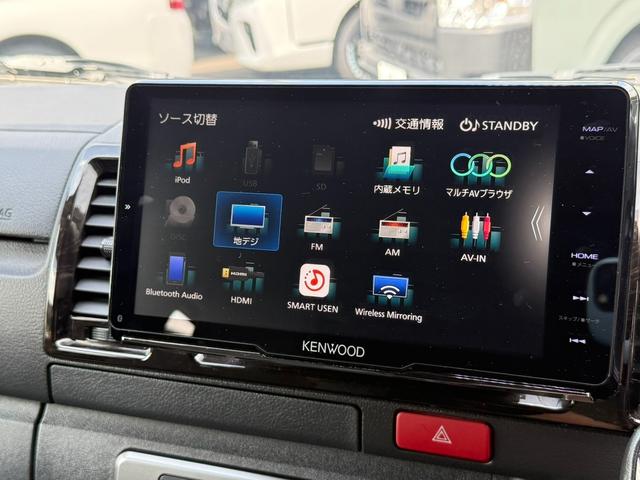 ハイエースバン スーパーＧＬ　ダークプライムＩＩ　床張りキット／　Ｋｅｎｗｏｏｄフローティングナビ　／フルセグＴＶ／ＤＶＤ視聴可／両側電動スライドドア／ＥＴＣ／（42枚目）