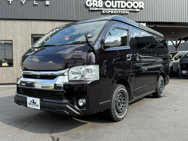ハイエースバン ロングワイドスーパーＧＬ　４ＷＤ／寒冷地仕様／１６インチアルミホイール／バッドフェイスボンネット／フロントエアロ／シートカバー／パナソニックナビ／フルセグＴＶ／両側小窓付きスライドドア／衝突軽減ブレーキ／ＥＴＣ（13枚目）
